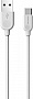 ���� ������ USB 2.0 AM to USB-C 1.0m 2.4A PVC BX14 white BOROFONE (6957531089995)