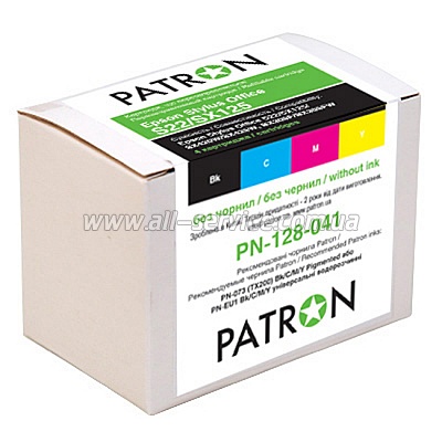 Перезаправляемый картридж EPSON Stylus Office S22 SX125 (Комплект 4 шт) (PN-128-041) PATRON Перезаправляемый картридж EPSON Stylus Office S22 SX125 (Комплект 4 шт) (PN-128-041) PATRON