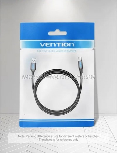 ���� ������ USB 2.0 AM to Mini 5P 1.0m black Vention (COMBF)