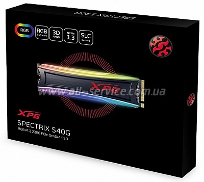SSD  ADATA XPG Spectrix S40G 256 GB (AS40G-256GT-C)