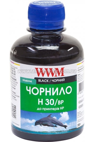 Чернила WWM 200г HP C8767/ C8765/ C9362 Black Pigmented (H30/BP) Чернила WWM 200г HP C8767/ C8765/ C9362 Black Pigmented (H30/BP)