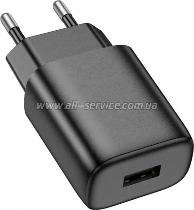 �������� ������� HOCO C134A USB 2.4A black (6942007621298)