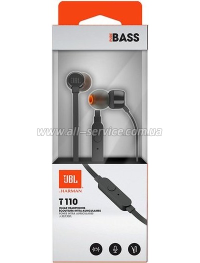  JBL T110 Black (JBLT110BLK)