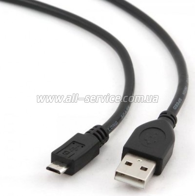 ���� ������ USB 2.0 AM to Micro 5P 3.0m Cablexpert (CCP-mUSB2-AMBM-10)