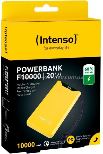   Intenso F10000 10000mAh QC/3.0 yellow (7332039)