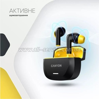 �������� Canyon Hexagon 7 TWS Black/ Yellow (CNS-TWS7BY)