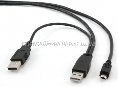 ���� ������ USB 2.0 AM/AM to Mini 5P 0.9m Cablexpert (CCP-USB22-AM5P-3)