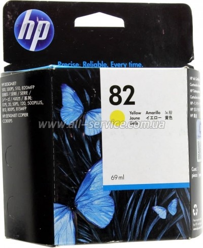  HP 82 Design Jet 500/ 800 yellow (C4913A)