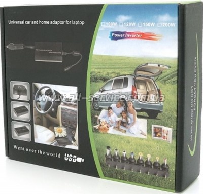 ������������� ������� ������� ������� Voltronic 100W Universal + Auto (12V), ����. �����������, 8 �������� (02527 / YT-YBB/100W)