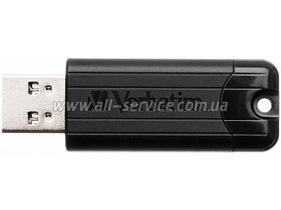  32GB VERBATIM USB 3.0 STORE'N'GO PINSTRIPE BLACK (49317)