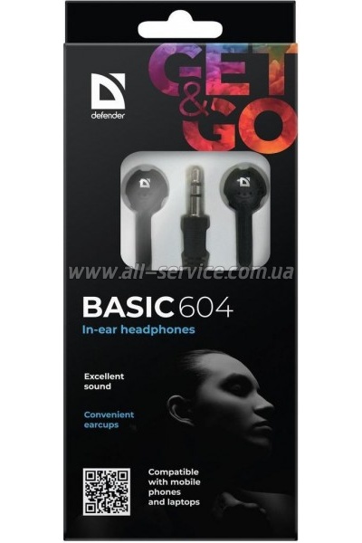 �������� Defender Basic 604 Black (63604)