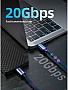 ���� ������ USB-C to USB-C 2.0m 100W USB3.1 20Gbps 4K60Hz Cabletime (CA914234)