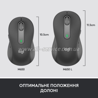  Logitech Signature M650 Wireless for Business Graphite (910-006274)
