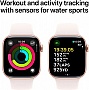 - Apple Watch Series 10 GPS 42mm Rose Gold Aluminium Case with Light Blush Sport Band - M/L (MWWJ3QH/A)