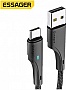 ���� ������ USB 2.0 AM to USB-C 1.0m 3A black Essager (EXCT-LS01)