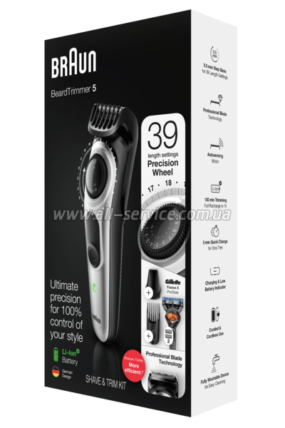    Braun BeardTrimmer BT5260