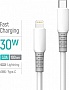 ���� ������ USB-C to Lightning 1.0m PD30W liquid silicone white ColorWay (CW-CBPDCL093-WT)