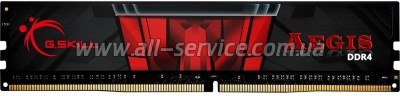     DDR4 16GB (2x8GB) 3000 MHz Aegis G.Skill (F4-3000C16D-16GISB)
