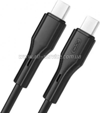 ���� ������ USB-C to USB-C 1.0m NB-Q231B 60W Black XO (NB-Q231B-BK)