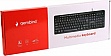  Gembird KB-UM-106-UA USB Black (KB-UM-106-UA)