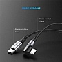 ���� ������ USB-C to USB-C 2.0m 60W US255 Black Gray Ugreen (50125)
