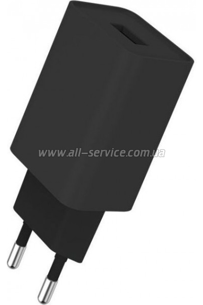   ColorWay 1USB AUTO ID 2A 10W black +  Lightning (CW-CHS012CL-BK)
