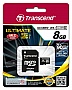   8GB Transcend MicroSDHC Class 10 + SD  (TS8GUSDHC10)