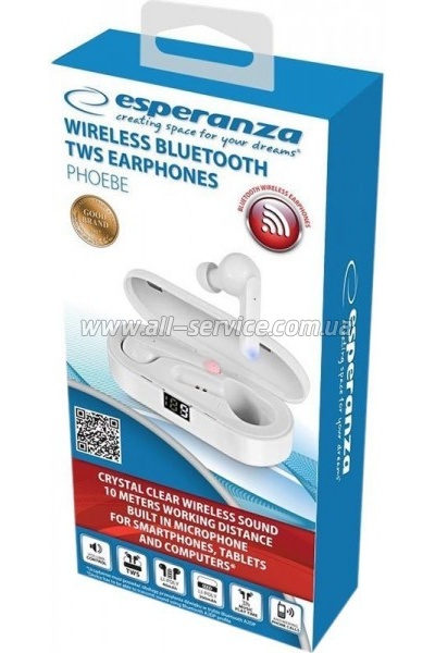 �������� Esperanza Earphones Phoebe (EH230W)