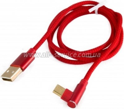 ���� ������ USB 2.0 AM to USB-C 1.0m 90� corner Extradigital (KBU1763)