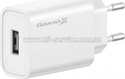 �������� ������� Grand-X CH-550W USB QC3.0 White (CH-550W)