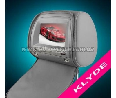 Подголовник с монитором и DVD-проигрывателем Klyde KL 4711 touch screen Подголовник с монитором и DVD-проигрывателем Klyde KL 4711 touch screen