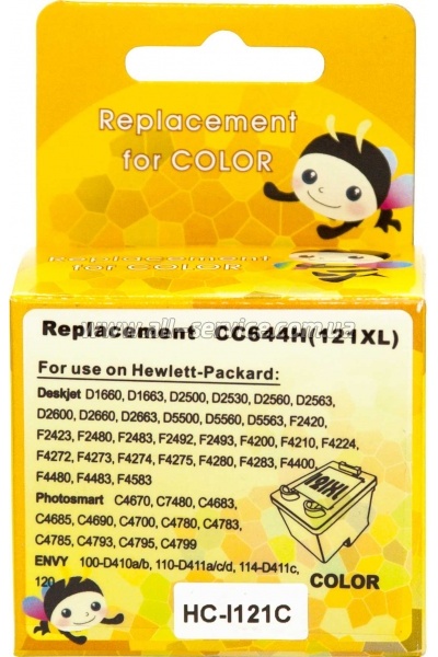 �������� MicroJet �121XL HP DJ D2563/ F4283 ������ CC644HE Color (HC-I121C)