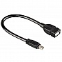 Кабель ATCOM USB2.0 AF -> mini-B 5P OTG 0.1m (12822)
