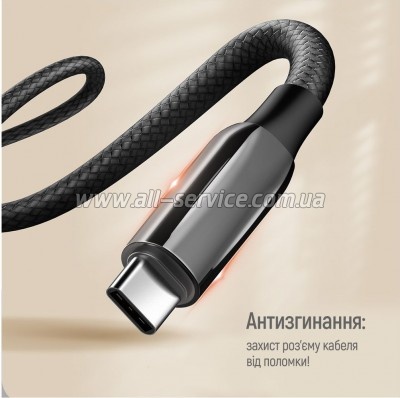 ���� ������ USB-C to USB-C 1.0m 240W black ColorWay (CW-CBPDCC069-BK)