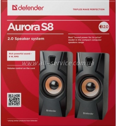   Defender Aurora S8 Black (65408)