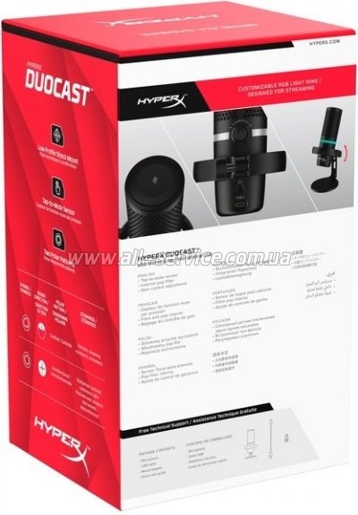  HyperX DuoCast Black (4P5E2AA)