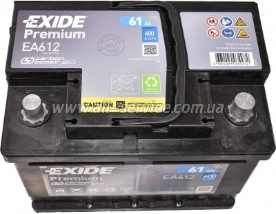 ����������� ������������� EXIDE PREMIUM 61A (EA612)