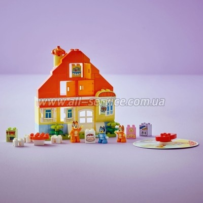 ����������� LEGO DUPLO Bluey �������� ��� ���� � ����� �� ����������� (10459)