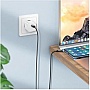 ���� ������ USB-C to USB-C 60W BX87 black BOROFONE (6974443389067)