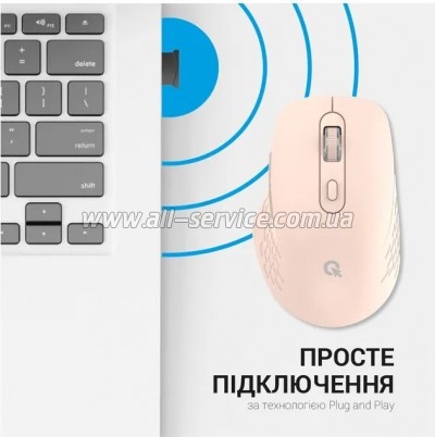  OfficePro M230P Silent Click Wireless/Bluetooth Pink (M230P)
