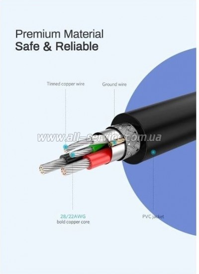 ���� ������ USB 2.0 AM to Micro 5P 1.5m US289 Black Ugreen (60137)