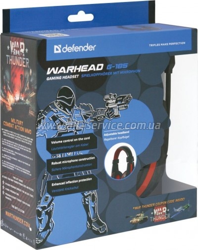 �������� Defender Warhead G-185 Black-Red (64106)