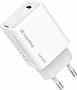 �������� ���������� ColorWay GaN Mini 65W PD Port PPS USB-C white (CW-CHS049PD-WT)
