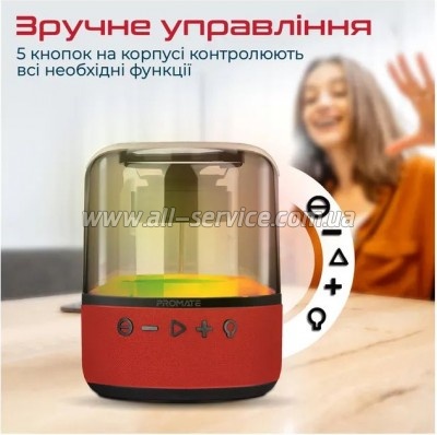   Promate Glitz-L Red (glitz-l.red)