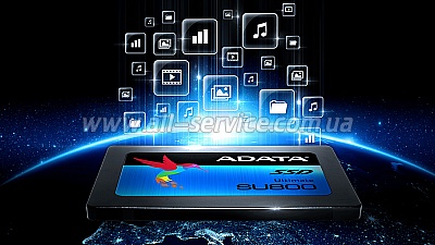 SSD ���������� 2.5" ADATA 128GB SU800 SATA TLC (ASU800SS-128GT-C)
