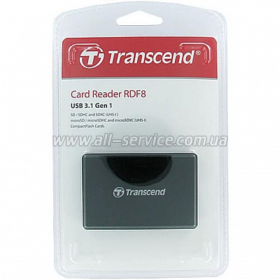  Transcend USB 3.1 Multi Card White (TS-RDF8W2)
