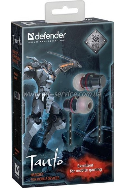  Defender Tanto Black-Grey (64451)