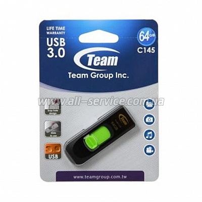  64GB TEAM GROUP USB 3.0 C415 Green (TC145364GG01)