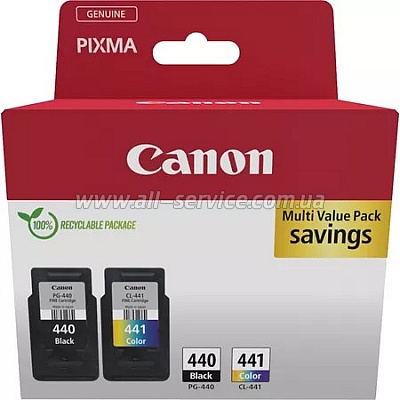 Набор картриджей Canon PG-440 Black/ CL-441 Color (5219B009) Набор картриджей Canon PG-440 Black/ CL-441 Color (5219B009)