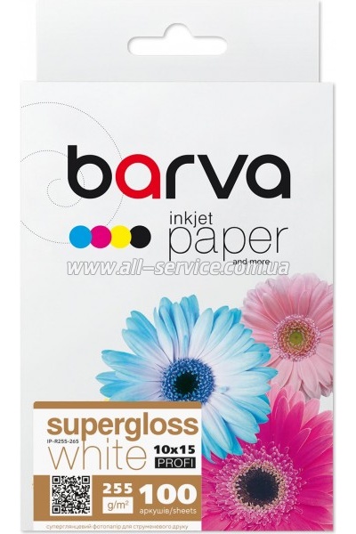 ���������� Barva Profi SuperGlossy 255�/� 10x15 100� (IP-R255-265)